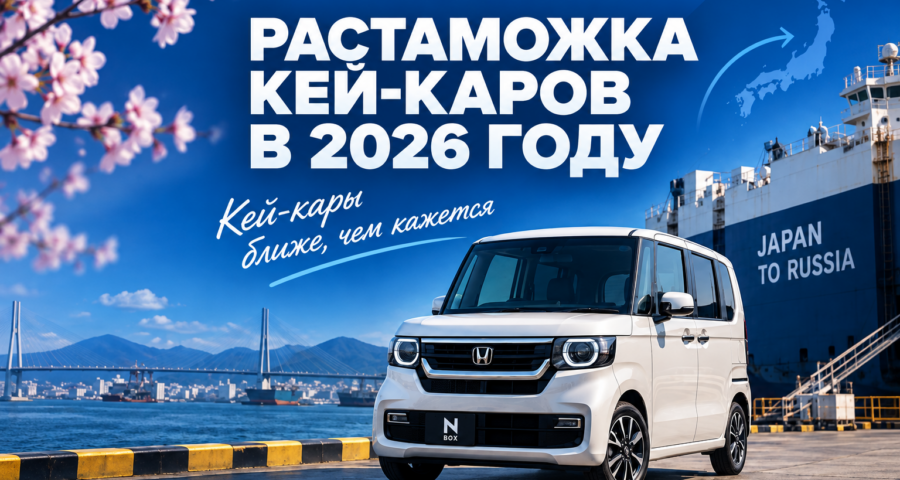 Растаможка кей-каров в 2026 году: утильсбор, пошлина и оформление